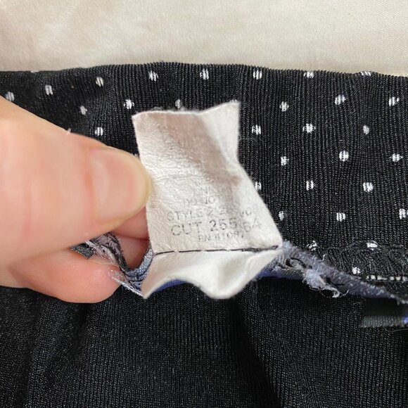 Briggs New York Vintage Black Polka Dot Skirt - Picture 8 of 8